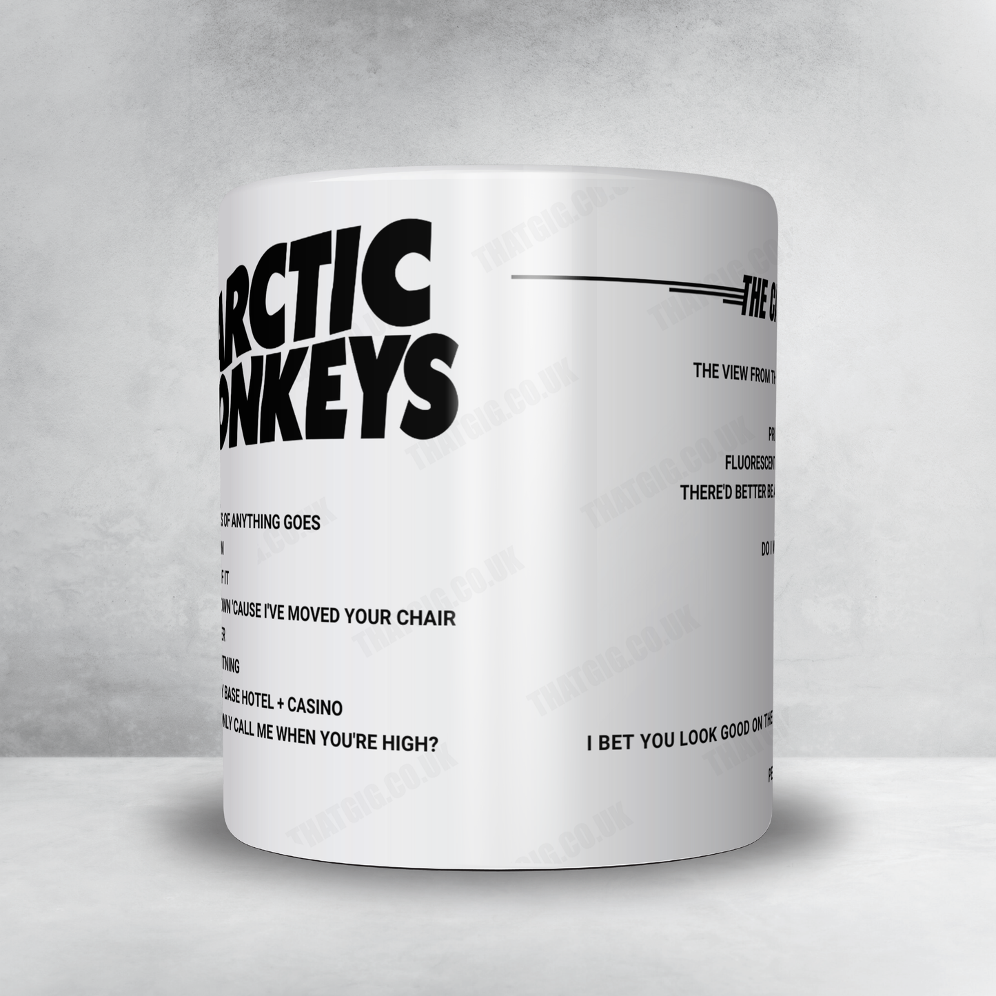 Arctic Monkeys Setlist Poster - Pedreira Paulo Leminski, Curitiba - November 8th, 2022