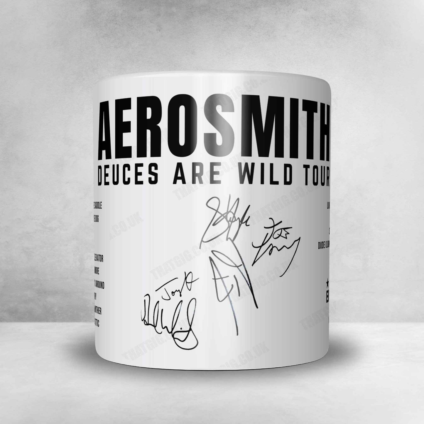 Aerosmith Setlist Mug - Dolby Live at Park MGM, Las Vegas - September 14th, 2022