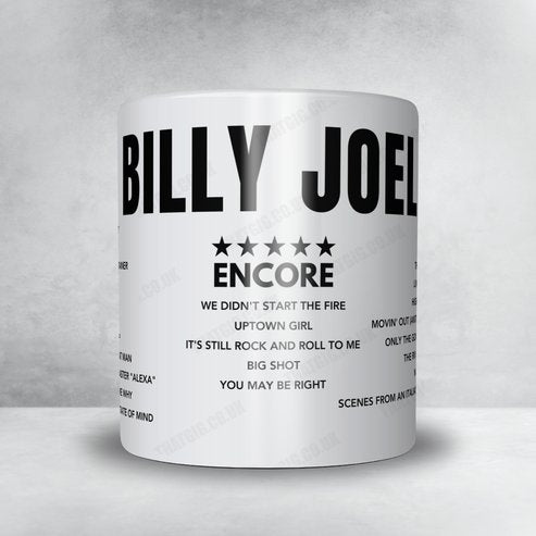 Billy Joel Setlist Mug - Madison Square Garden - November 23rd, 2022