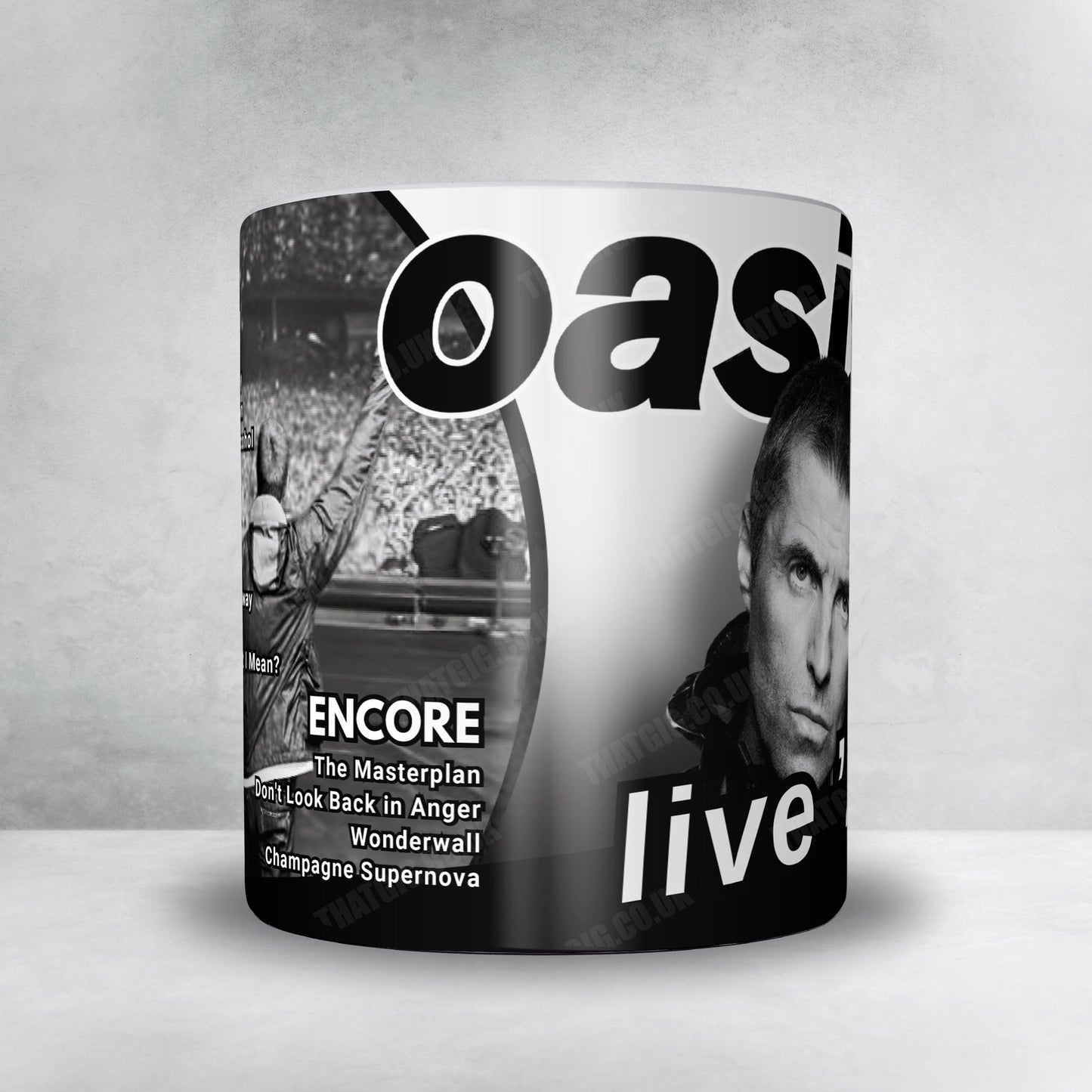 Oasis Setlist Mug - Rogers Stadium, Toronto - August 24th, 2025