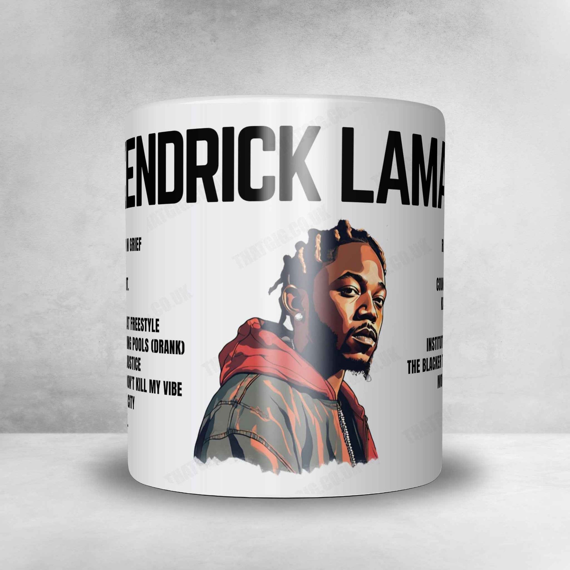 Kendrick Lamar Setlist Mug - Qudos Bank Arena, Sydney - December 9th, 2022