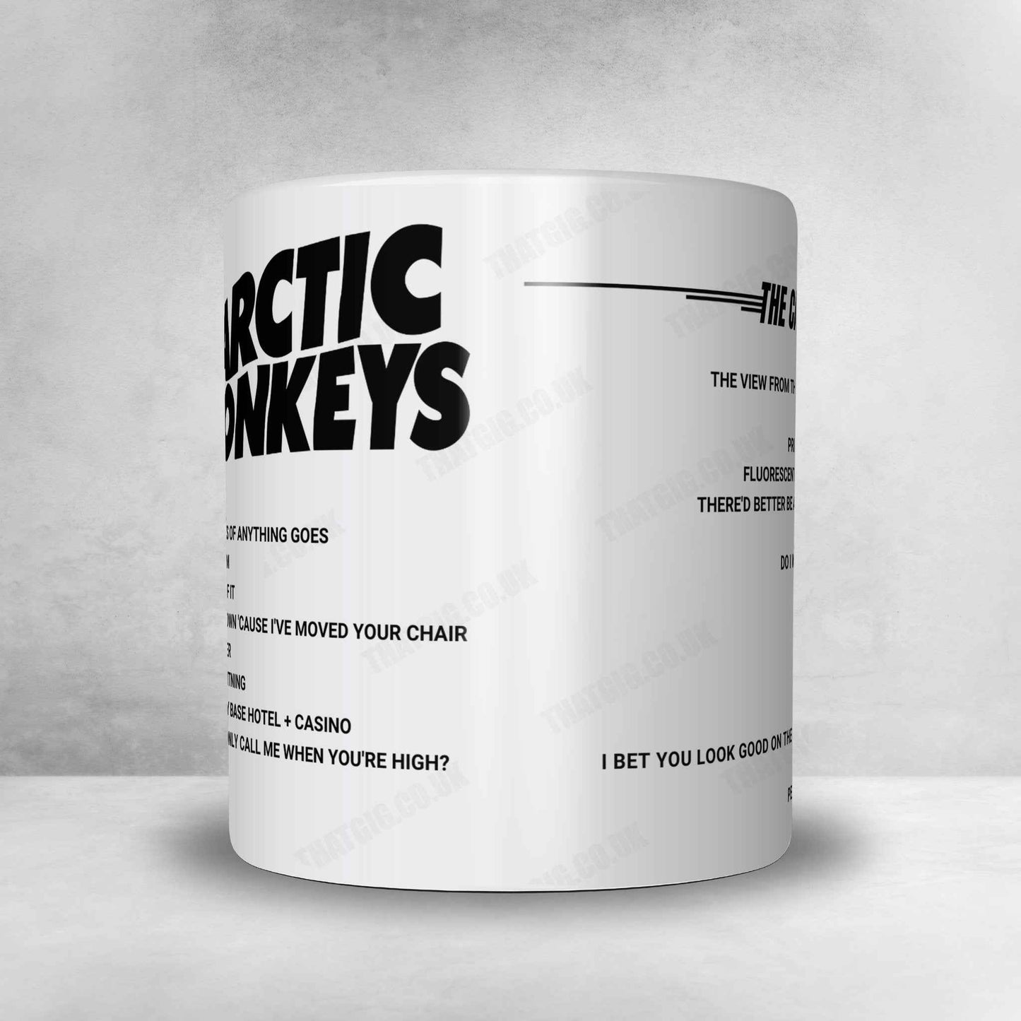 Arctic Monkeys Setlist Poster - Golden 1 Center, Sacramento - September 27th, 2023