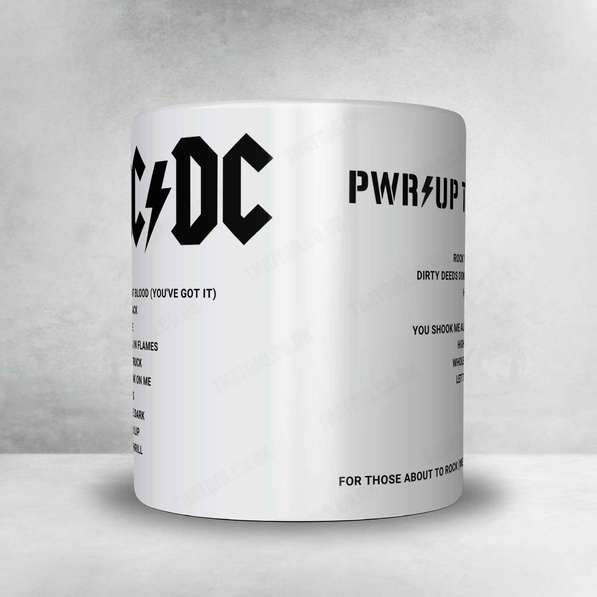 AC/DC Setlist Poster - Allegiant Stadium, Las Vegas - April 26th, 2025