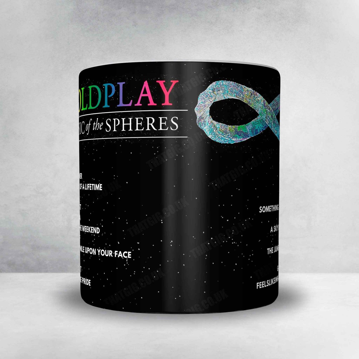 Coldplay Setlist Mug - Ullevi Stadium, Gothenburg - July 9th, 2023