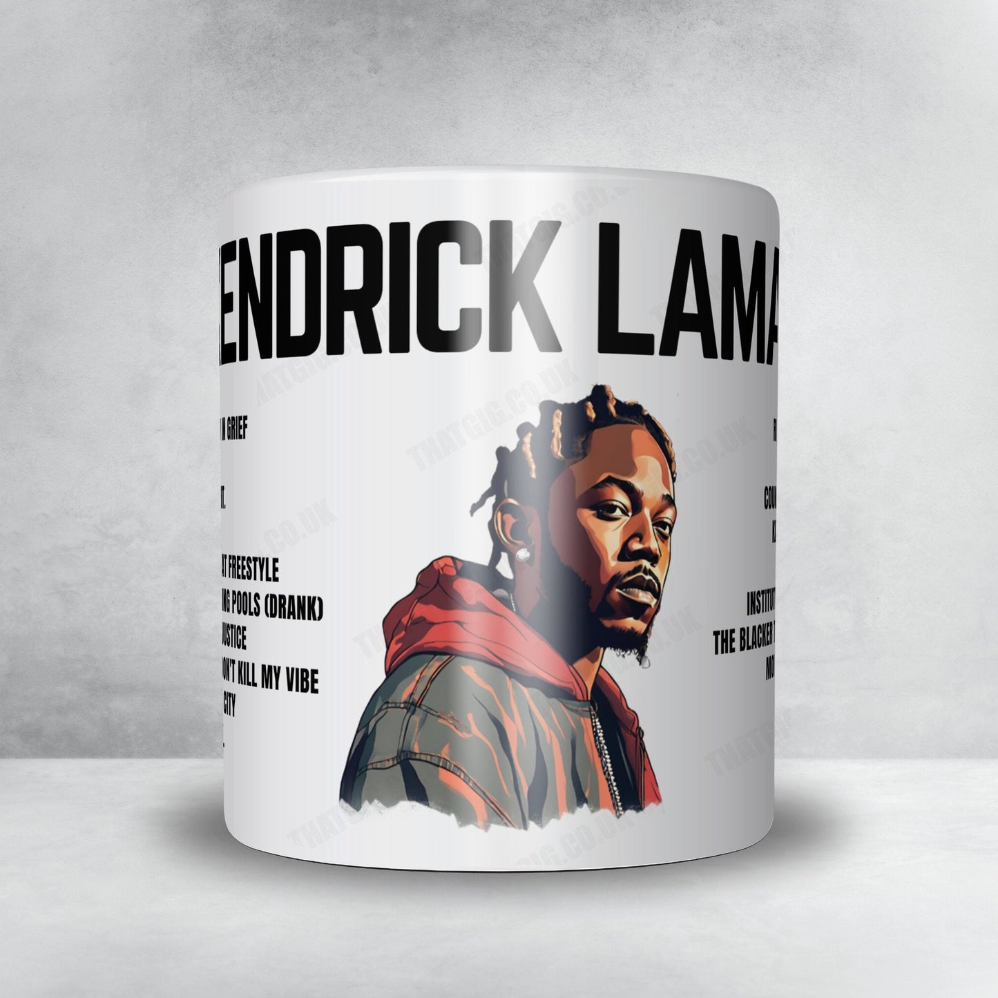 Kendrick Lamar Setlist Poster - Hallenstadion, Zurich - October 25th, 2022