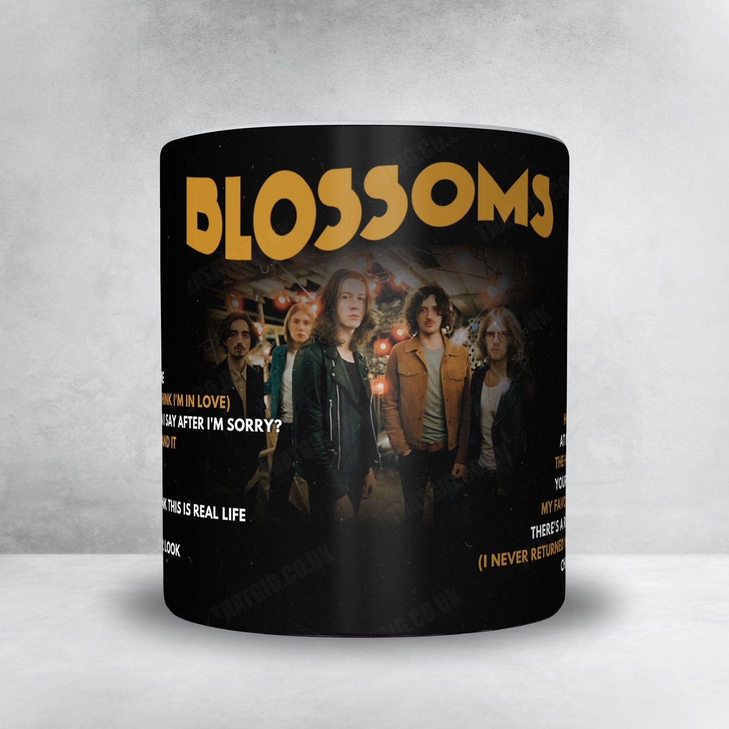 Blossoms Setlist Mug - Fabrique, Milan - April 26th, 2025