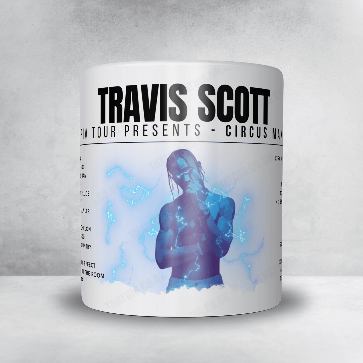 Travis Scott Setlist Poster - Coliseo José Miguel Agrelot, San Juan - September 18th, 2024