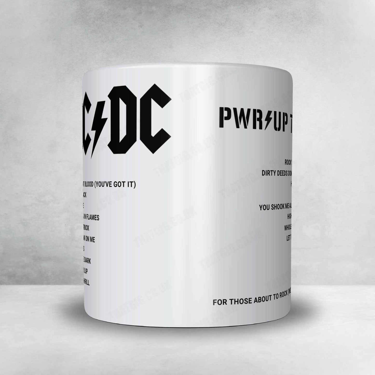 AC/DC Setlist Poster - Zeppelinfeld, Nuremberg - July 27th, 2024