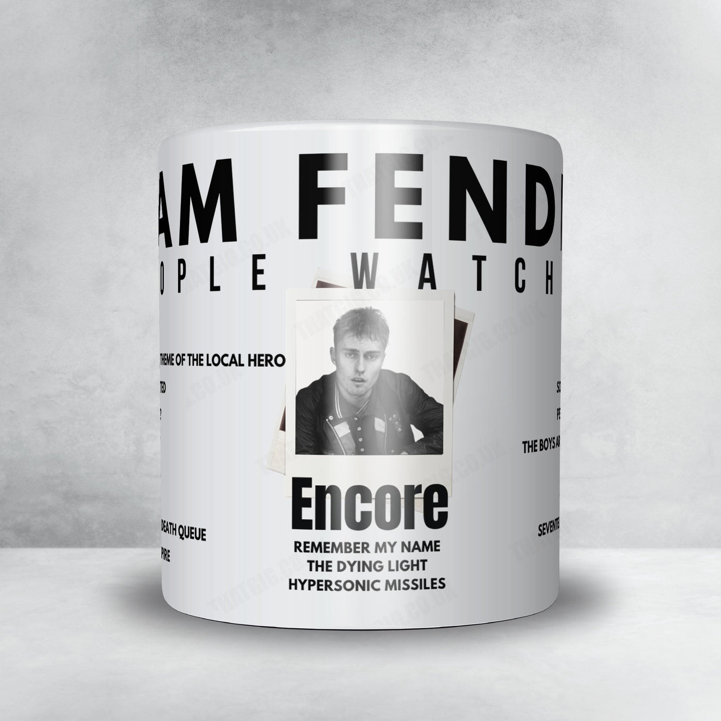 Sam Fender Setlist Mug - Zenith, Munich - March 12th, 2025