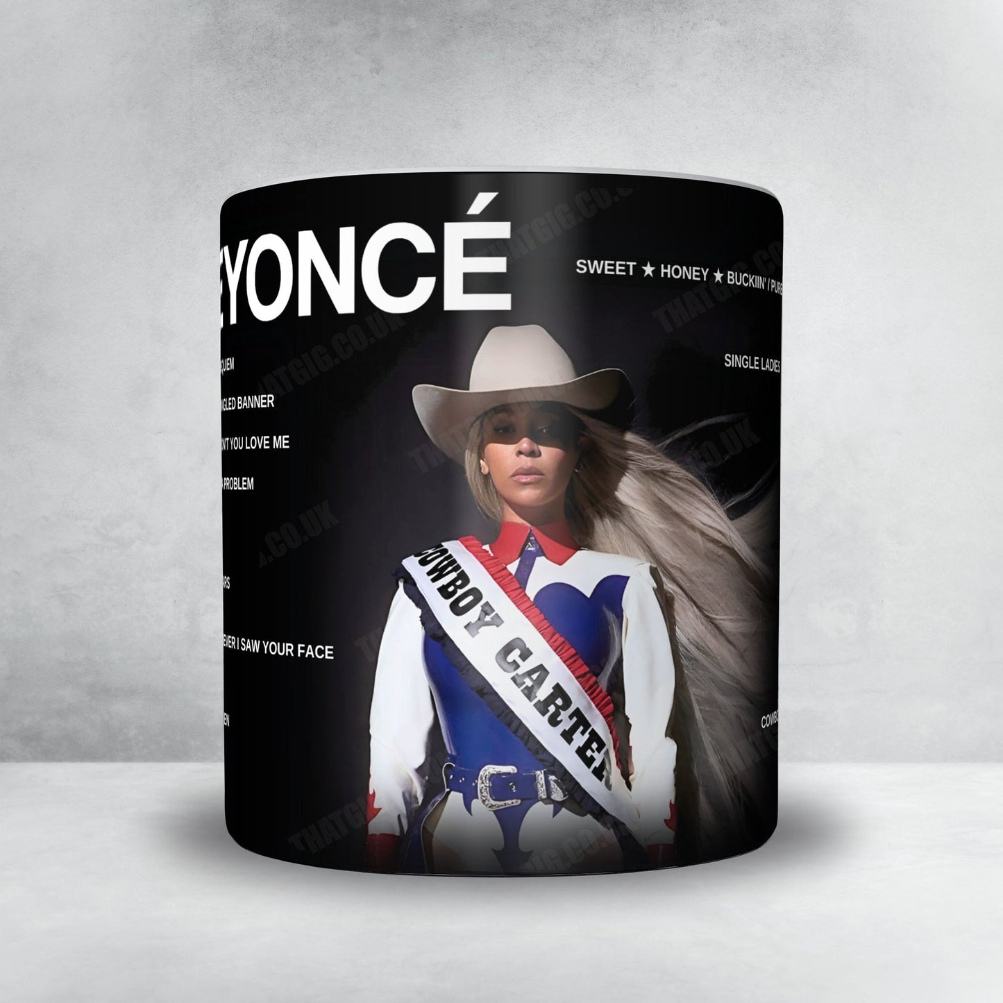 Beyoncé Setlist Poster - Tottenham Hotspur Stadium, London - June 14th, 2025