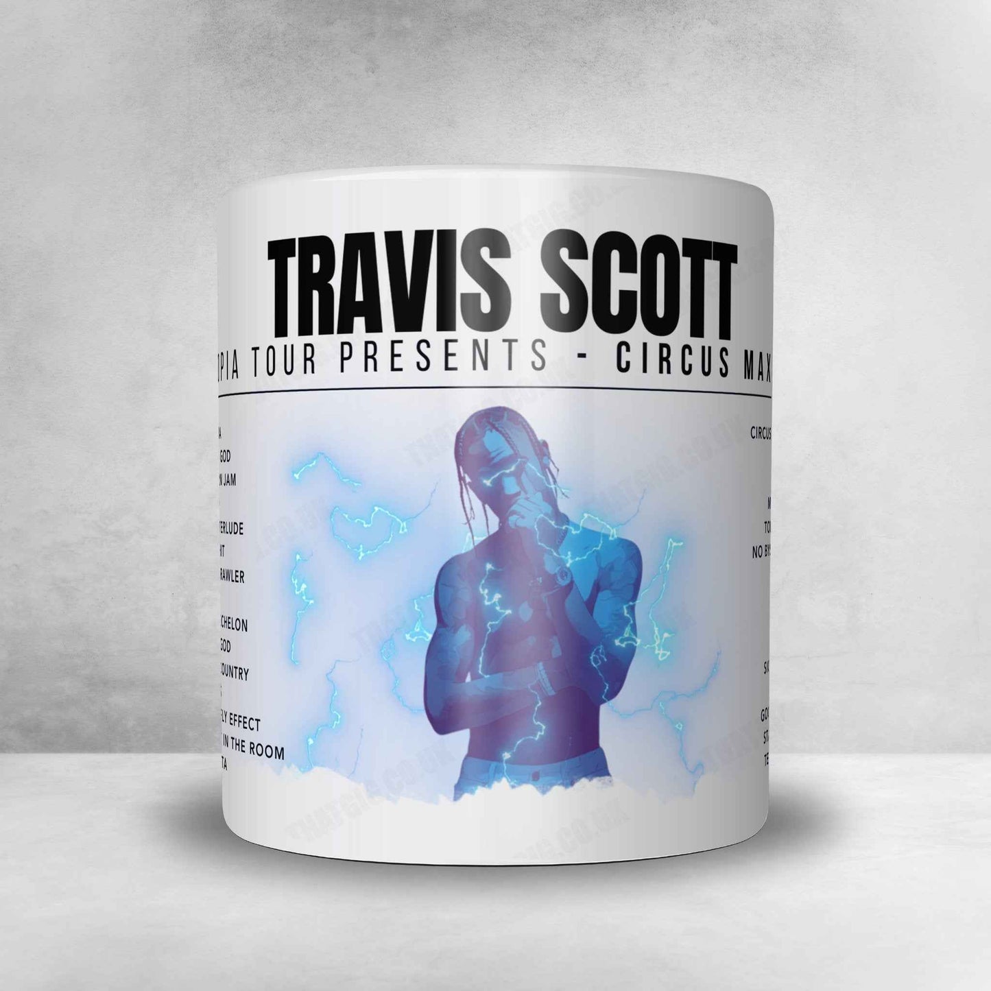 Travis Scott Setlist Poster - MGM Grand Garden Arena, Las Vegas - October 29th, 2023