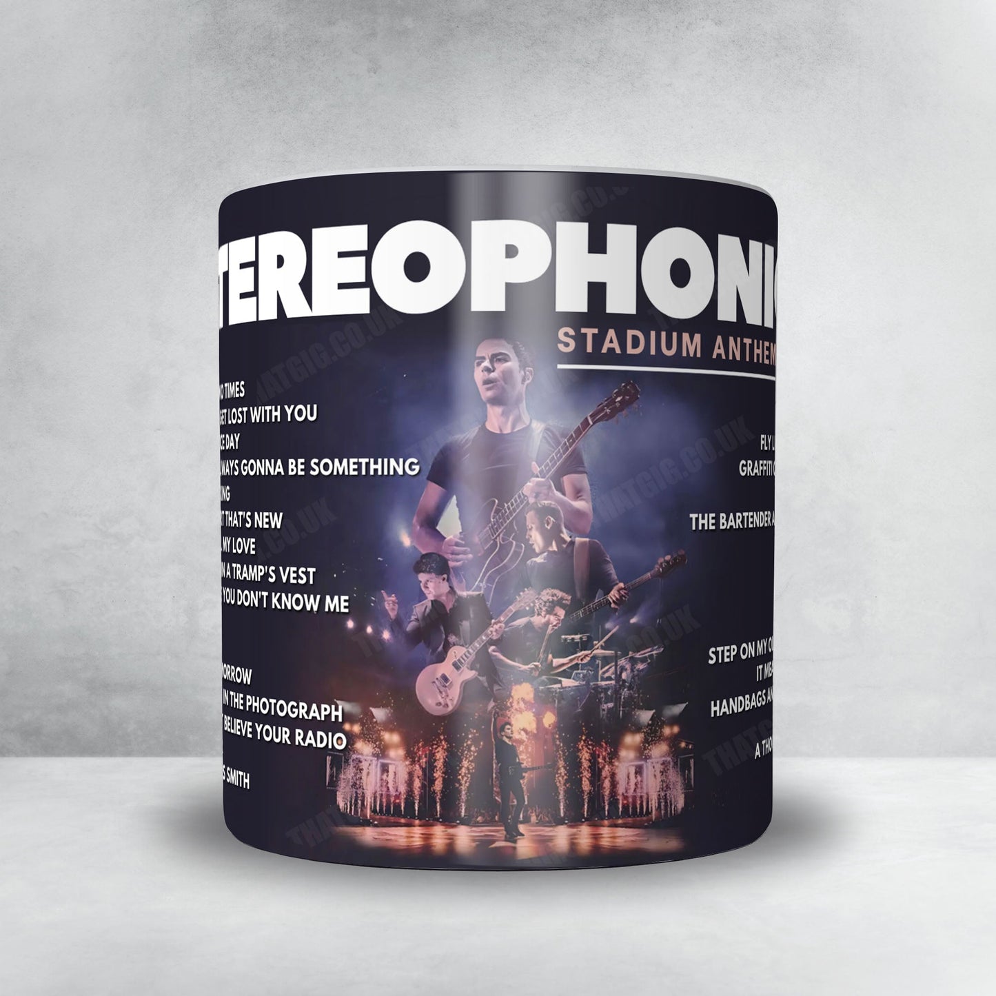 Stereophonics Setlist Mug - Villa Ca' Cornaro, Romano d'Ezzelino - August 28th, 2025