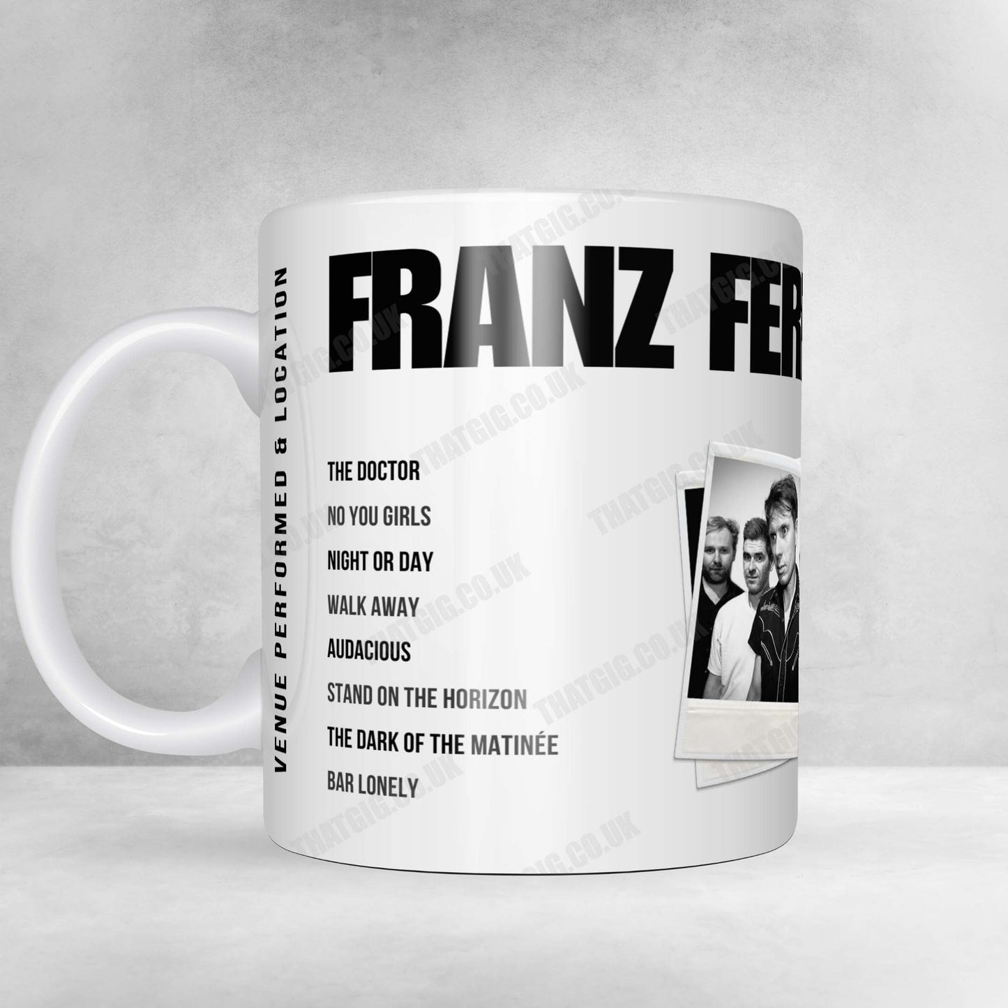 Franz Ferdinand Setlist Poster - Les Jeunes-Rives, Neuchâtel - June 14th, 2025