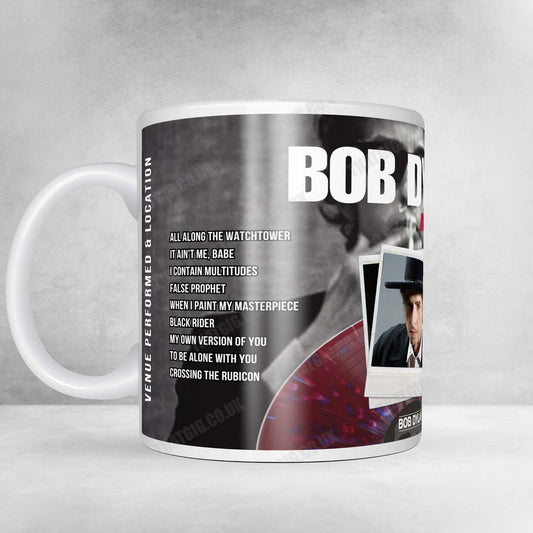 Bob Dylan Setlist Mug - Embassy Theatre, Fort Wayne - April 12th, 2025