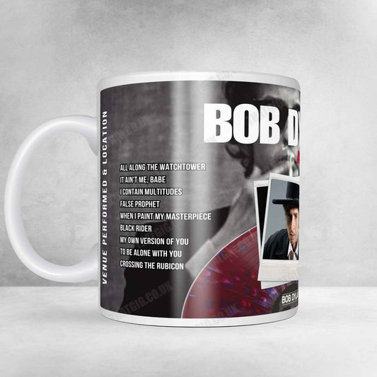 Bob Dylan Setlist Mug - Embassy Theatre, Fort Wayne - April 12th, 2025