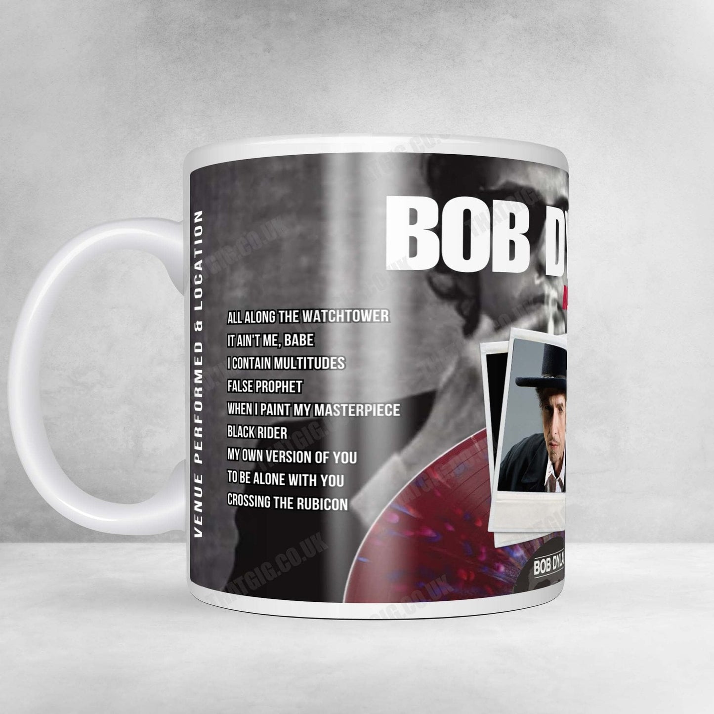 Bob Dylan Setlist Mug - Tulsa Theater, Tulsa - March 25th, 2025