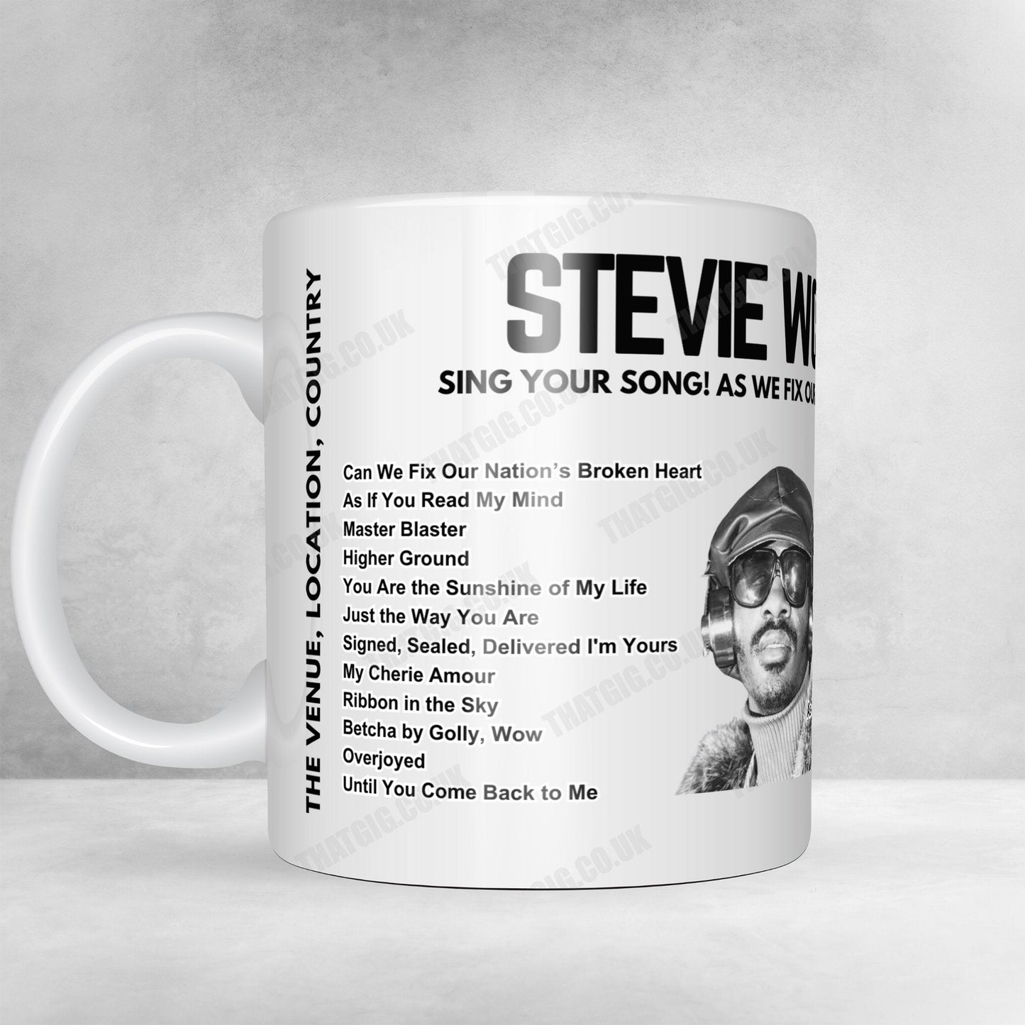 Stevie Wonder Setlist Poster - United Center, Chicago - August 21st, 2024