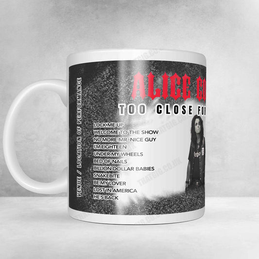 Alice Cooper Setlist Mug - Royal Caribbean - Independence of the Seas, Miami - February 16th, 2025