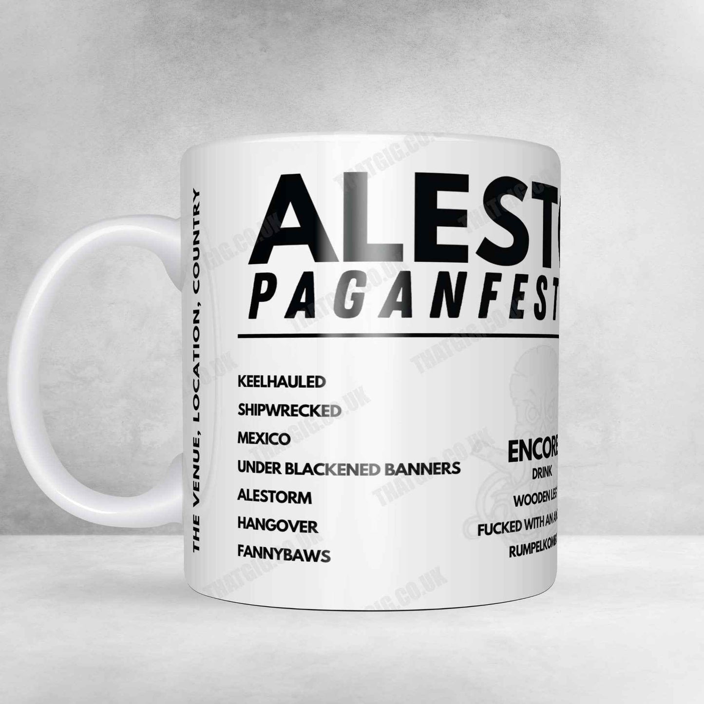 Alestorm Setlist Poster - Le Zénith, Paris, France - January 22nd, 2025