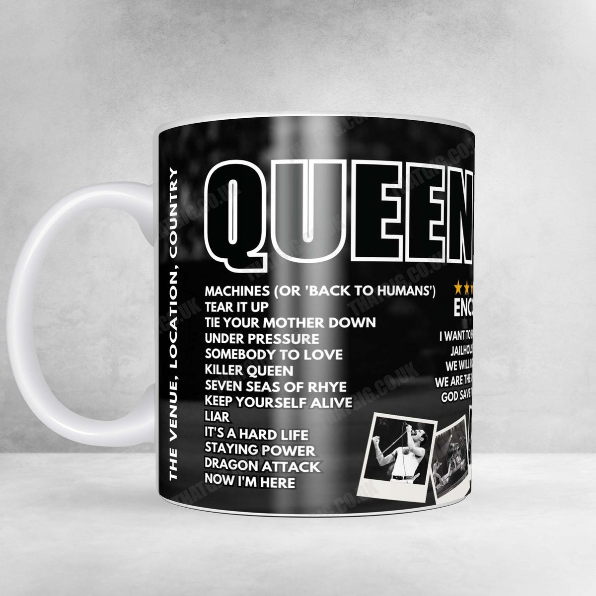 Queen Setlist Poster - Westfalenhalle 1, Dortmund - September 10th, 1984