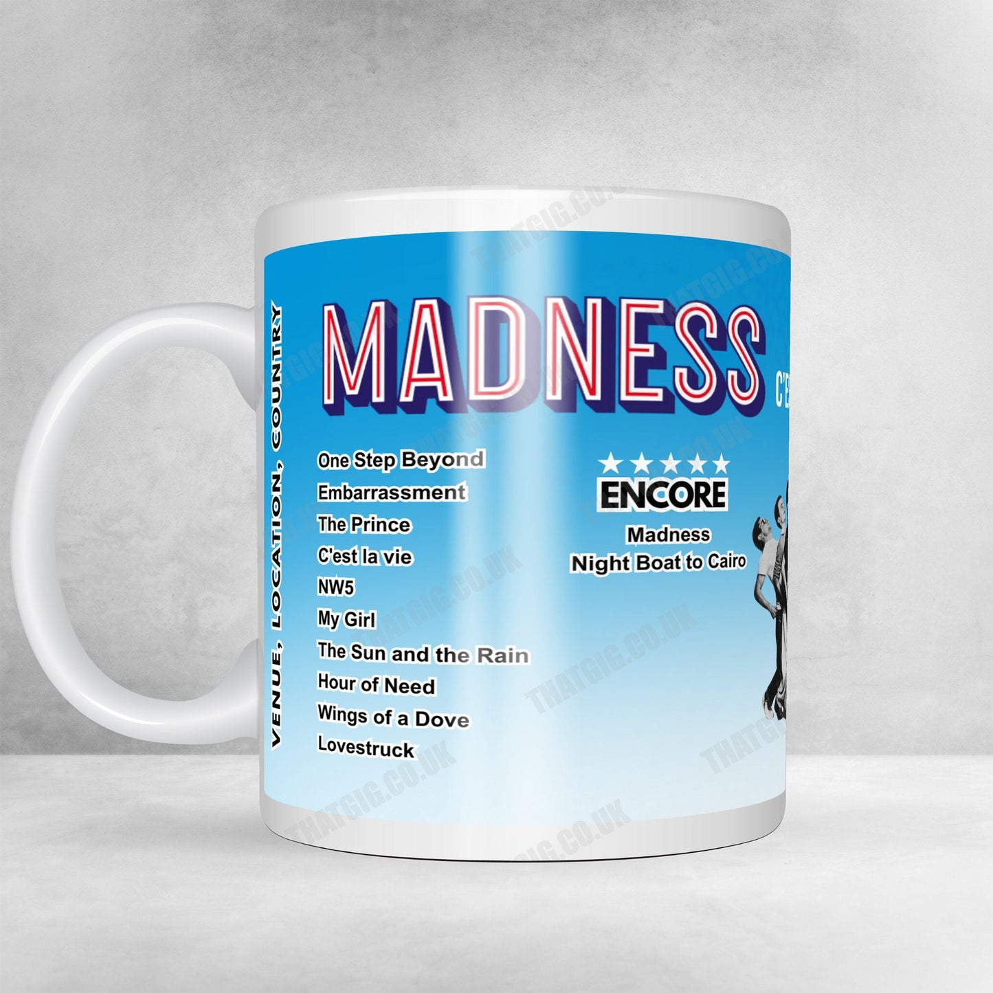 Madness Setlist Poster - The Piece Hall Halifax - June 16th, 2023