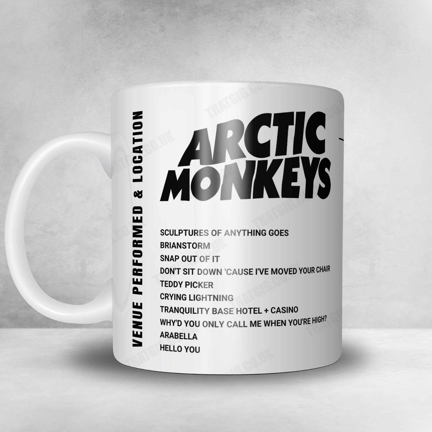 Arctic Monkeys Setlist Poster - Golden 1 Center, Sacramento - September 27th, 2023
