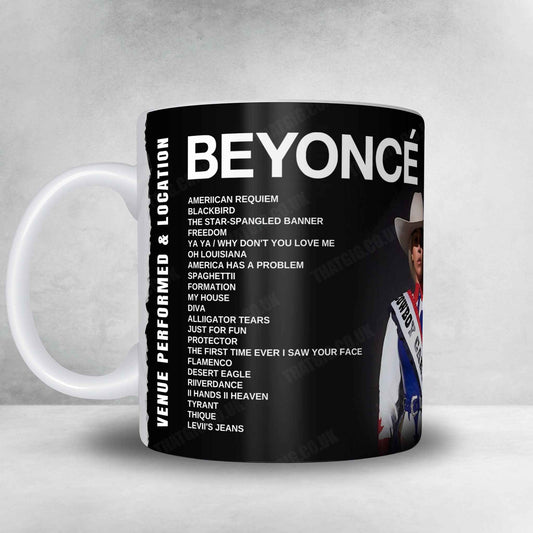 Beyoncé Setlist Mug - Stade de France, Saint-Denis - June 21st, 2025