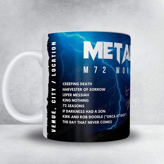 Metallica Setlist Mug - Donington Park, Castle Donington - June 10th, 2023