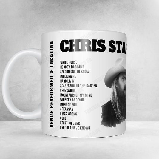 Chris Stapleton Setlist Mug - MVP Arena, Albany - June 20th, 2025