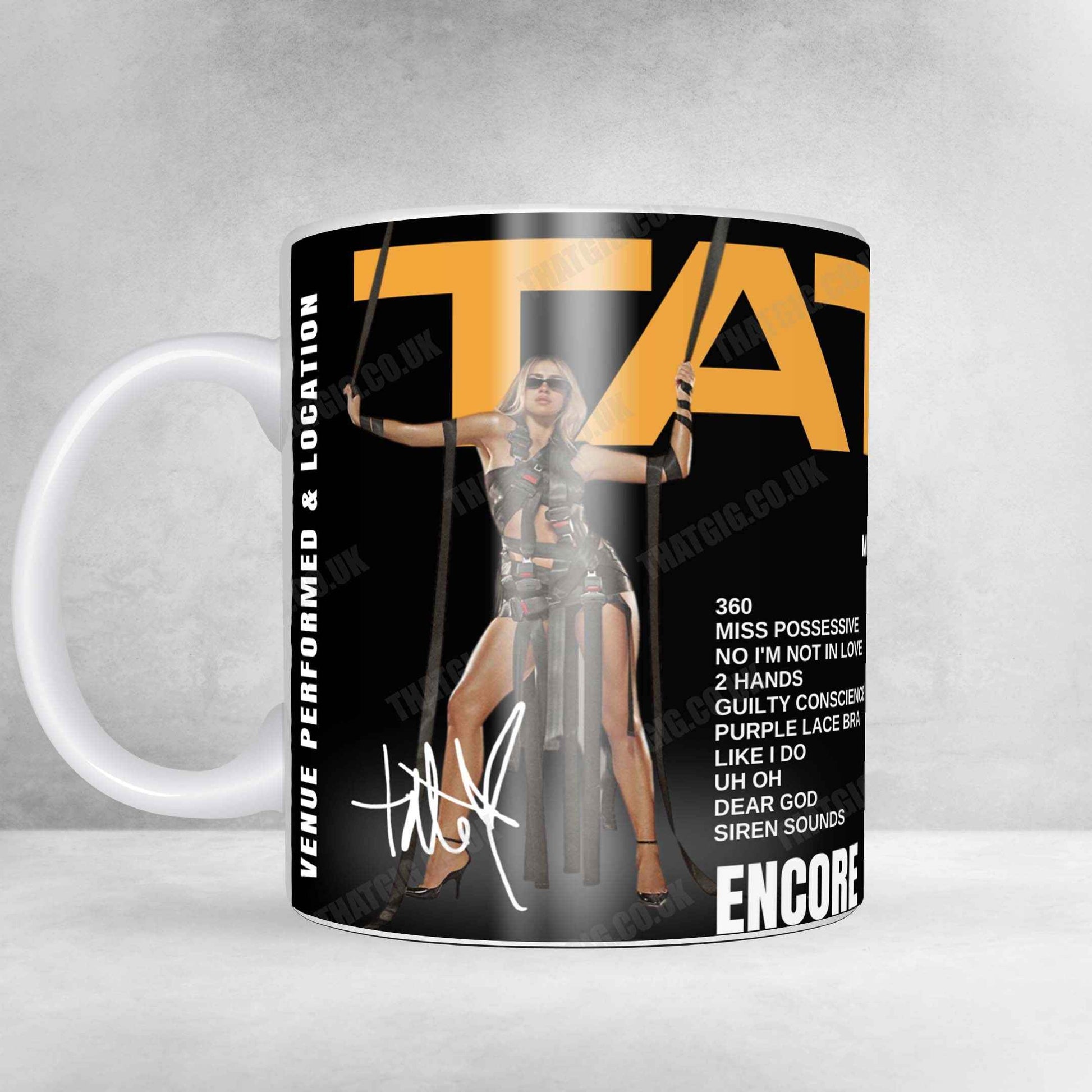 Tate McRae Setlist Poster - Co-op Live, Manchester - May 24th, 2025