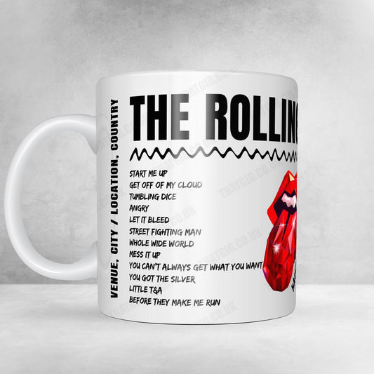 The Rolling Stones Setlist Mug - Mercedes-Benz Stadium, Atlanta, USA - June 7th, 2024