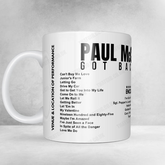 Paul McCartney Setlist Mug - Estadio Mario Alberto Kempes, Córdoba - October 23rd, 2024