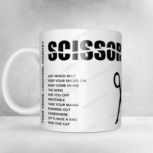 Scissor Sisters Setlist Mug - First Direct Arena, Leeds - May 24th, 2025