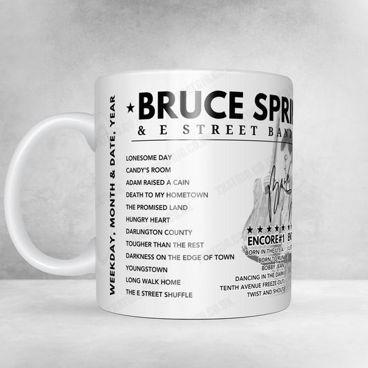 Bruce Springsteen Setlist Mug - JMA Wireless Dome, Syracuse, USA - April 18th, 2024