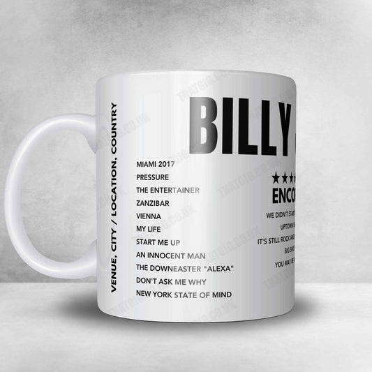 Billy Joel Setlist Mug - Madison Square Garden - July 20th, 2022