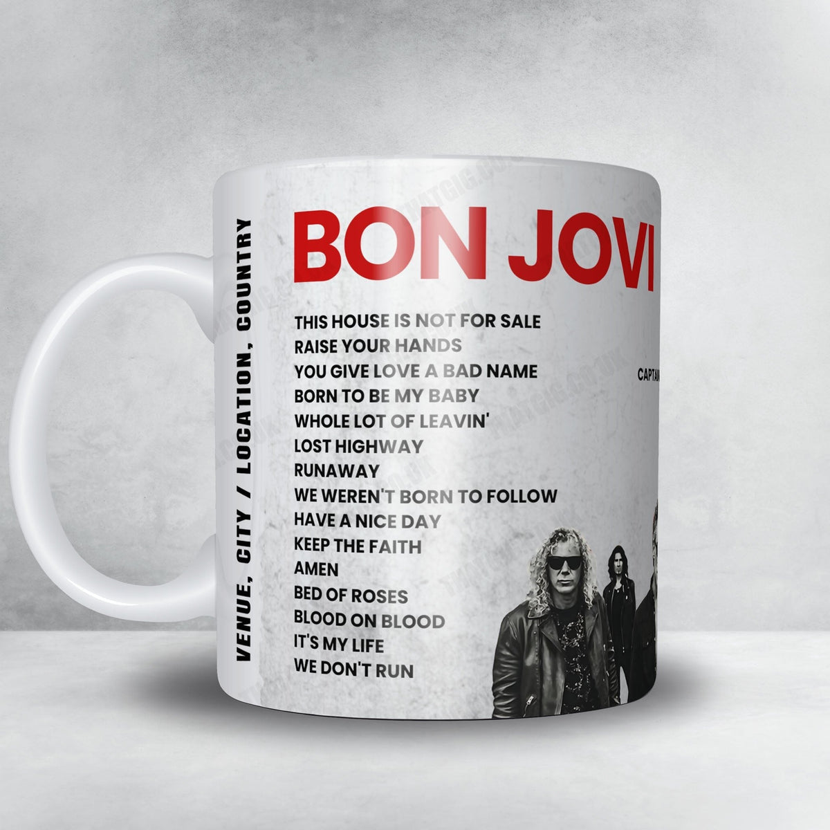 Bon Jovi Setlist Poster - Anfield, Liverpool - June 19th, 2019
