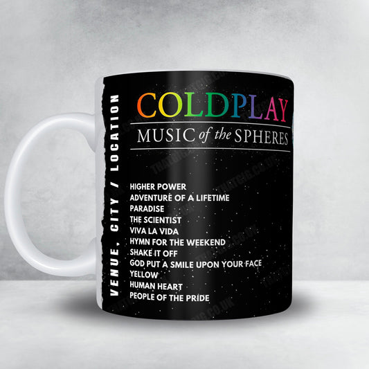 Coldplay Setlist Mug - FedExField, Landover - June 1st, 2022