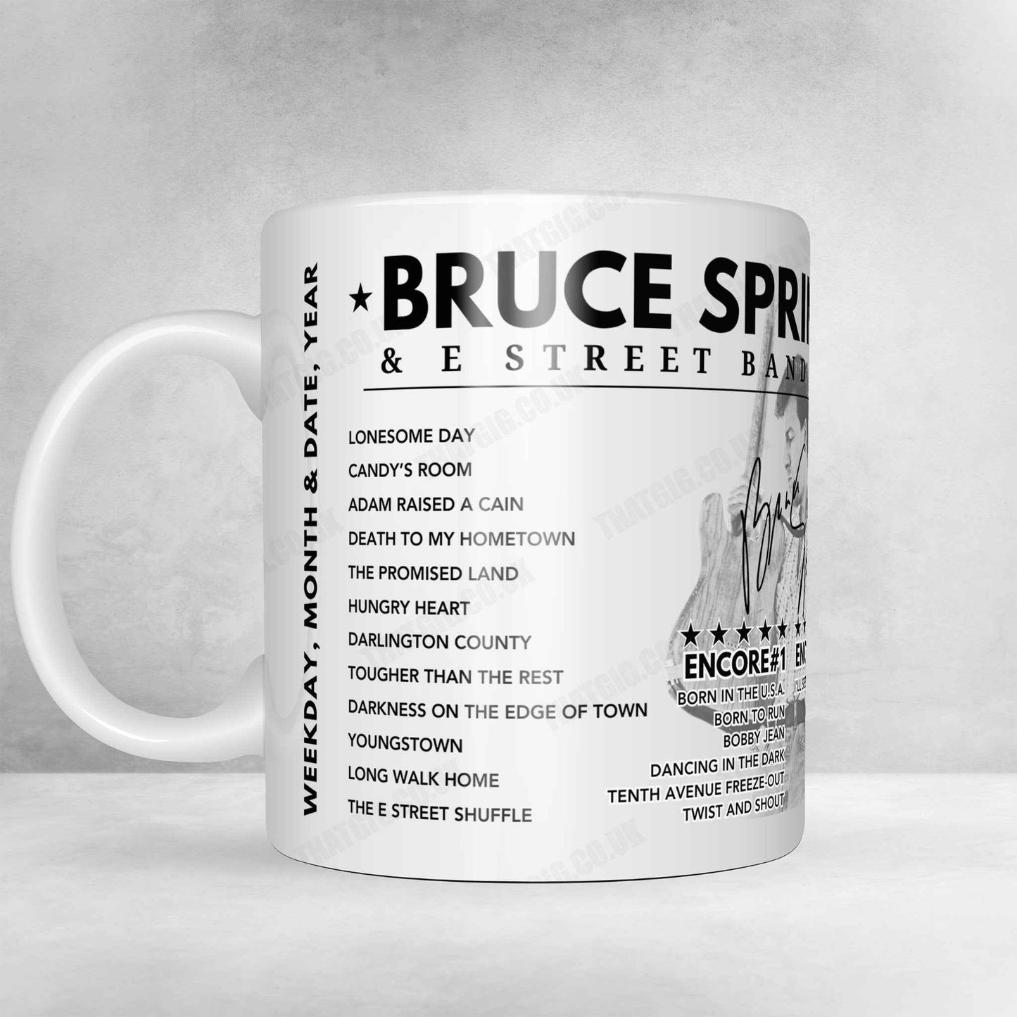 Bruce Springsteen Setlist Poster - Footprint Center, Phoenix, Arizona - March 19th, 2024