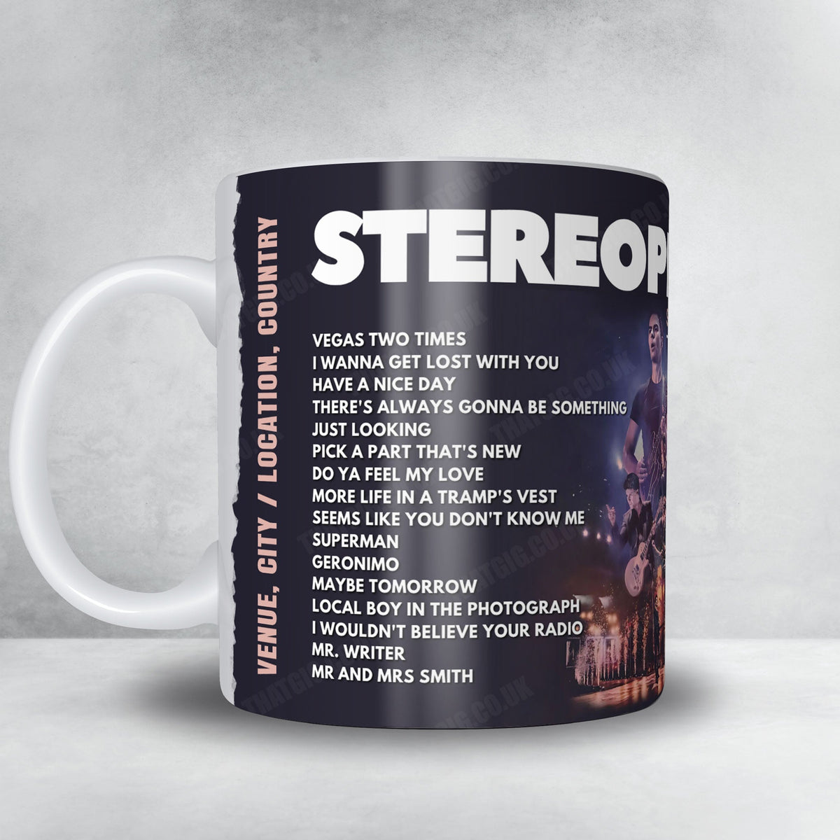 Stereophonics Setlist Mug - Ormeau Park, Belfast - June 5th, 2025