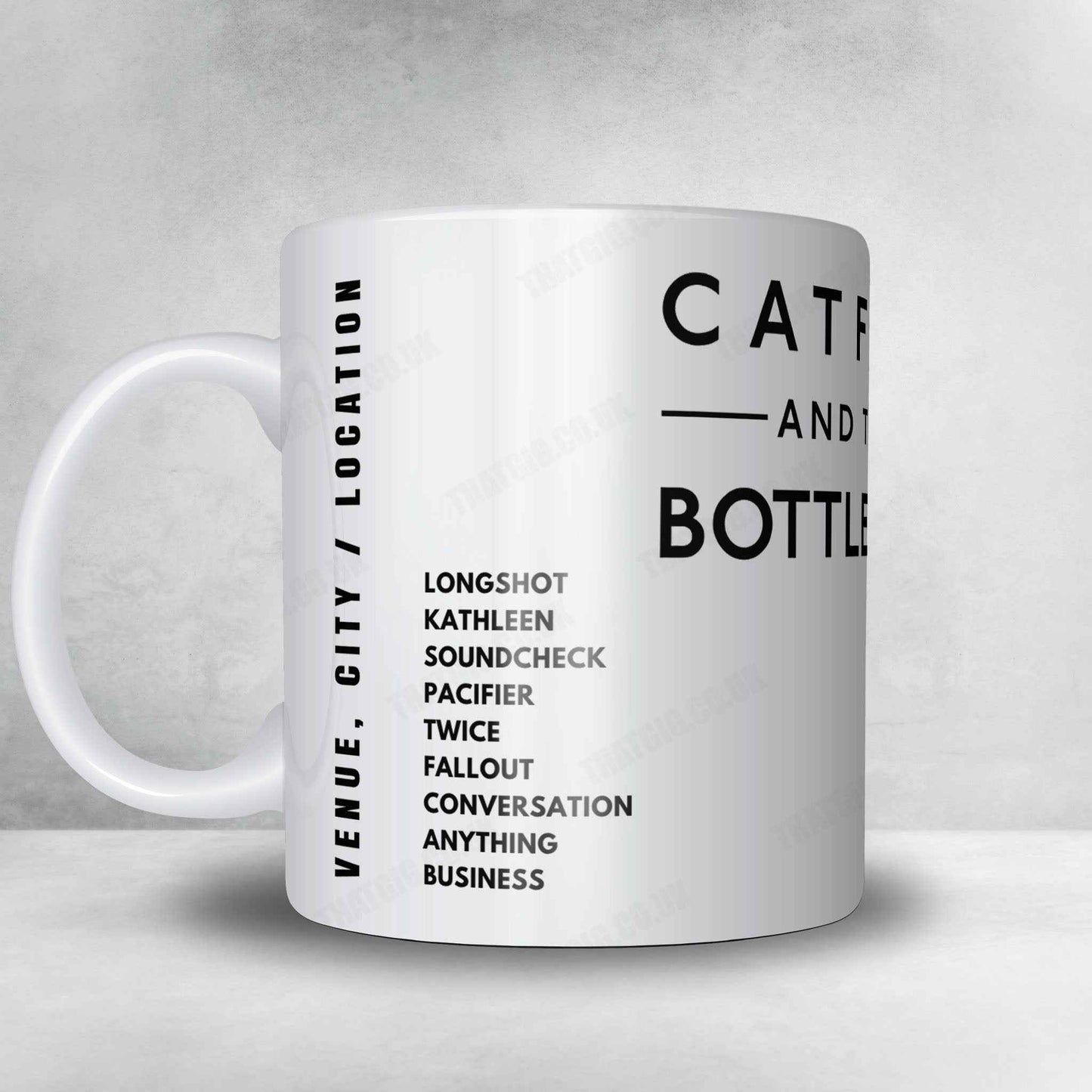 Catfish and the Bottlemen Setlist Mug - Cardiff Castle, Cardiff - July 19th, 2024