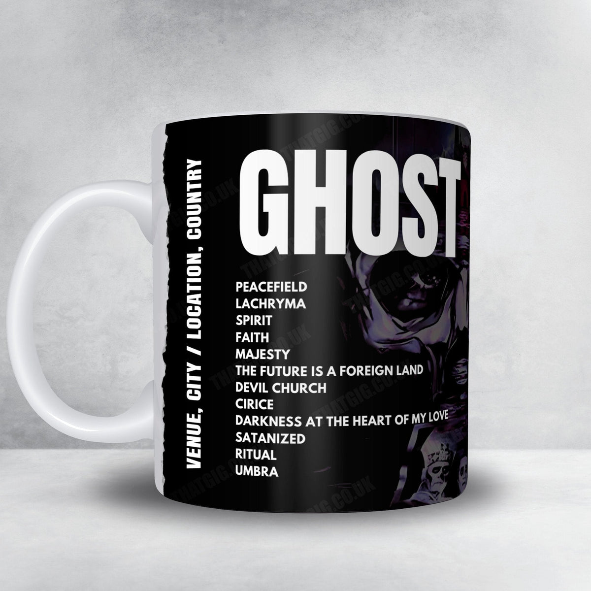 Ghost Setlist Poster - The OVO Hydro, Glasgow - April 16th, 2025