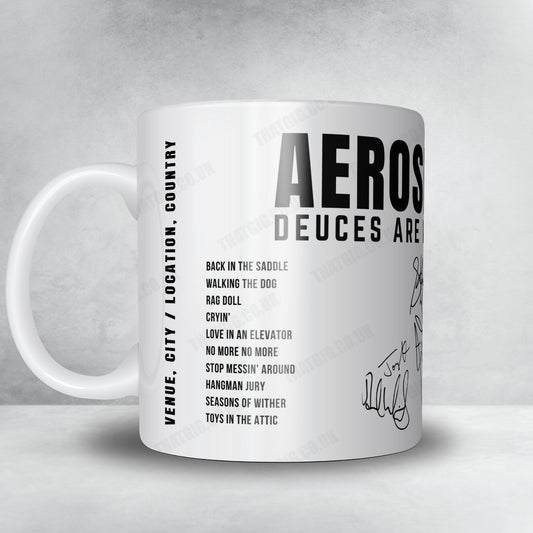 Aerosmith Setlist Mug - Dolby Live at Park MGM, Las Vegas - September 17th, 2022