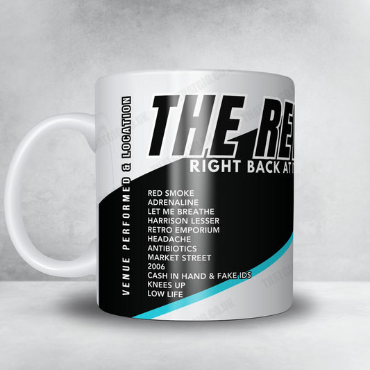 The Reytons Setlist Mug - Croxton Park Hotel, Melbourne - October 5th, 2024