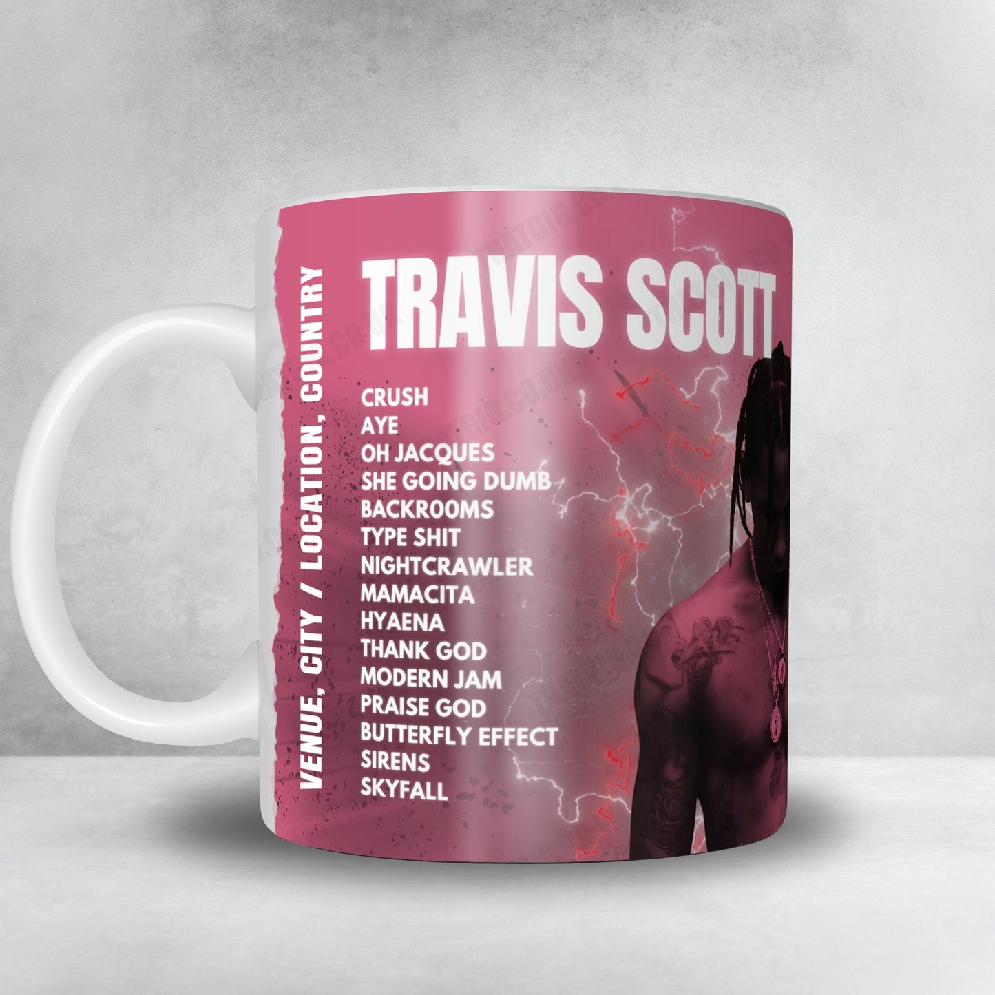 Travis Scott Setlist Poster - Empire Polo Club Festival - April 12th, 2025