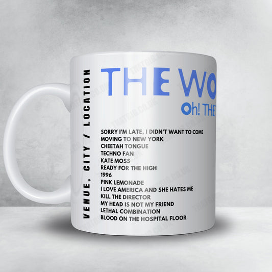 The Wombats Setlist Mug - Rockefeller Music Hall, Oslo - April 10th, 2025