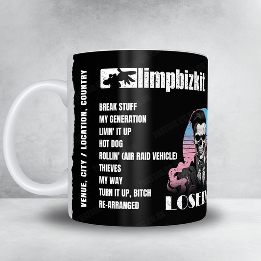 Limp Bizkit Setlist Mug - iTHINK Financial Amphitheatre, West Palm Beach, FL, USA - August 6th, 2024