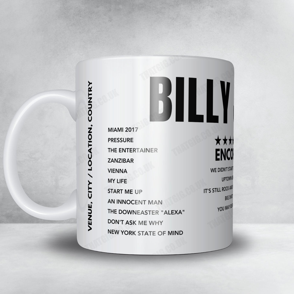 Billy Joel Setlist Poster - Intuit Dome - October 12th, 2024