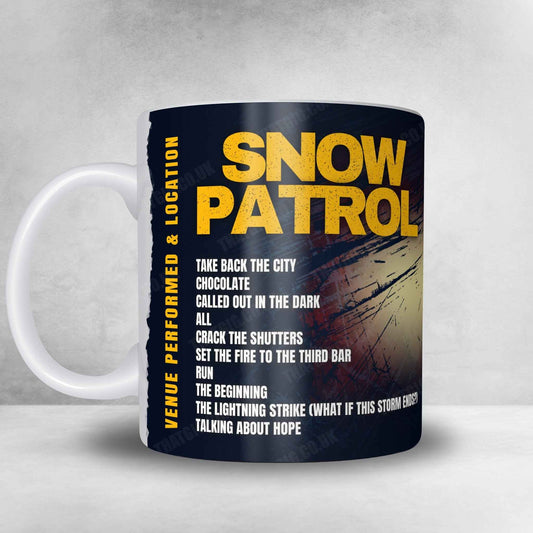 Snow Patrol Setlist Mug - 3Arena, Dublin - February 25th, 2025