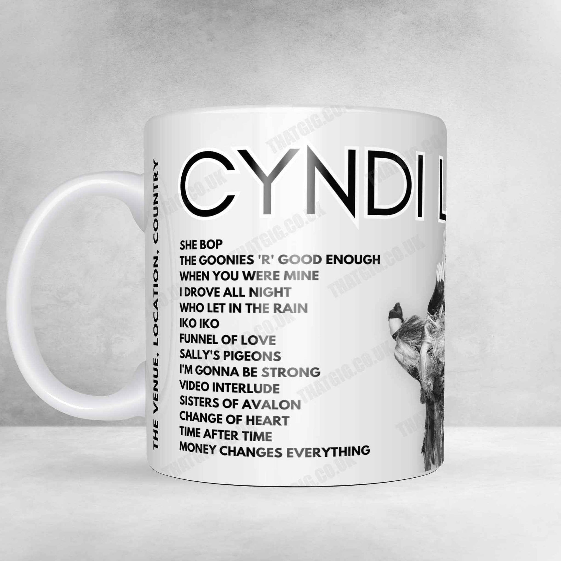 Cyndi Lauper Setlist Poster - Bridgestone Arena Nashville - November 1st, 2024