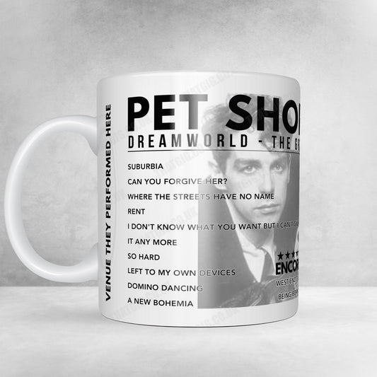 Pet Shop Boys Setlist Mug - Uber Arena Berlin - July 6th, 2024